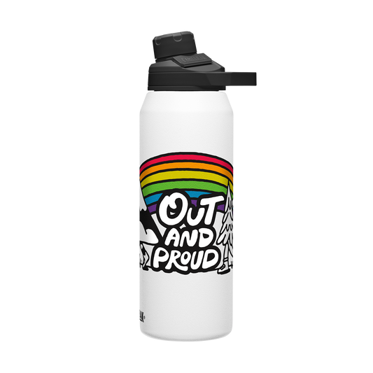 chute-mag-32-oz-water-bottle-insulated-stainless-steel-plus-cleanup-kit-pride-collection-limited-edition-w4 xhvxlhasbo